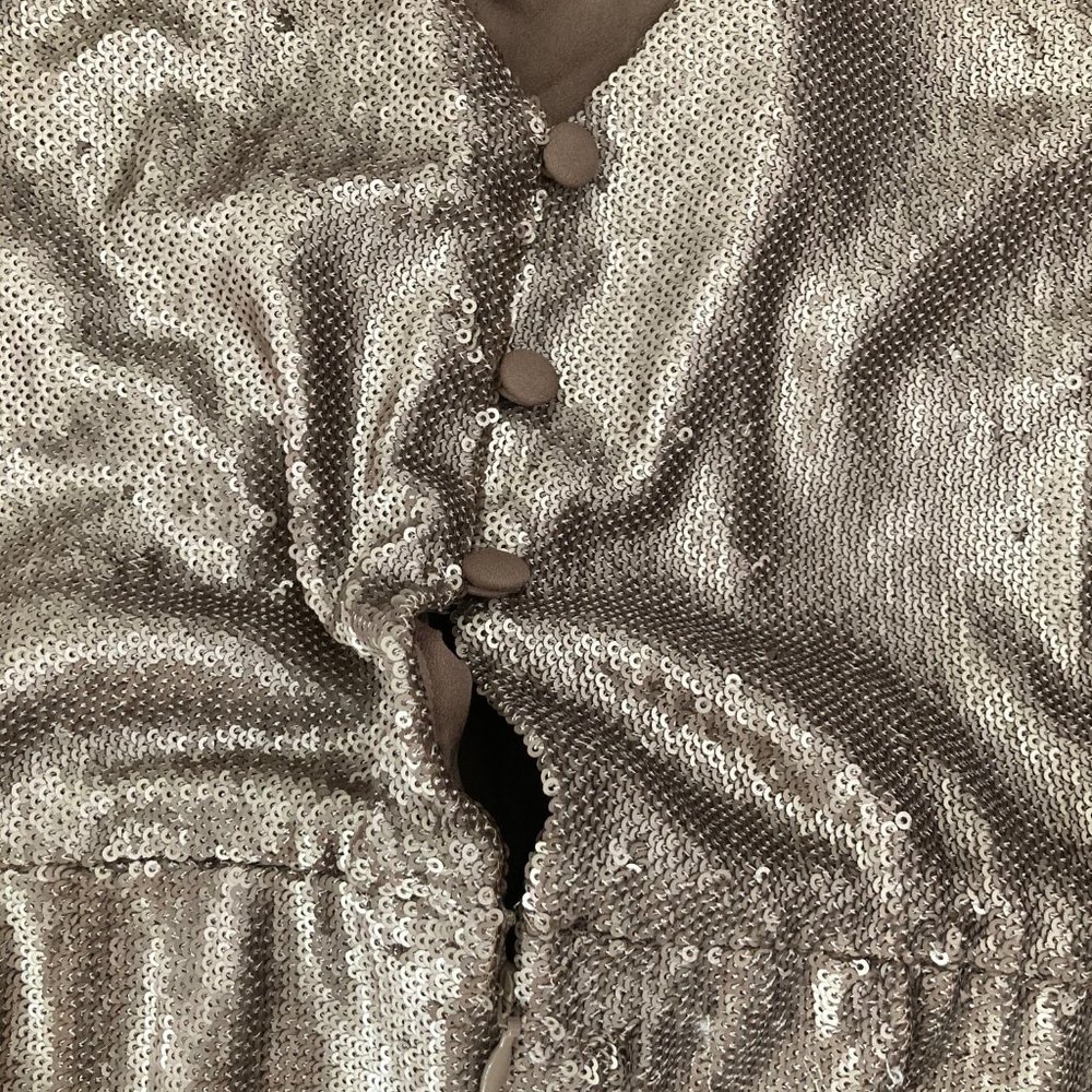 DRESS THE POPULATION LEIGH SEQUINED JUMPSUIT 2292 - Picture 13 of 14